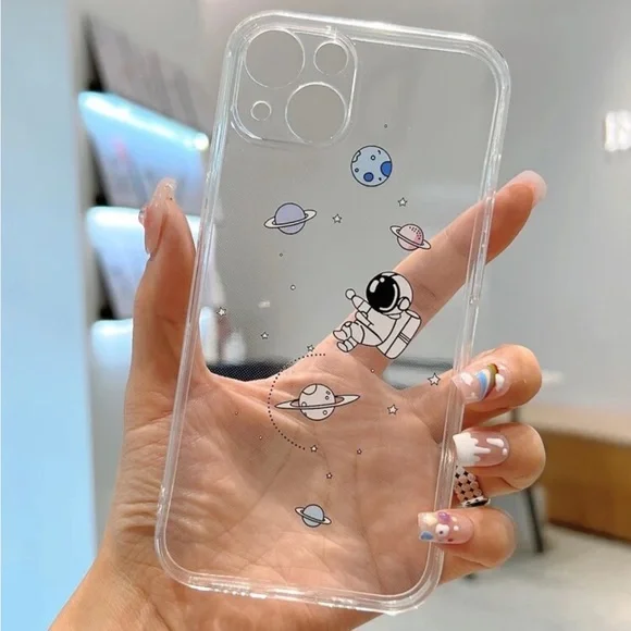 ⚠️Clearance iPhone 13 Pro Astronaut Design Phone Case - White - Picture 2 of 3